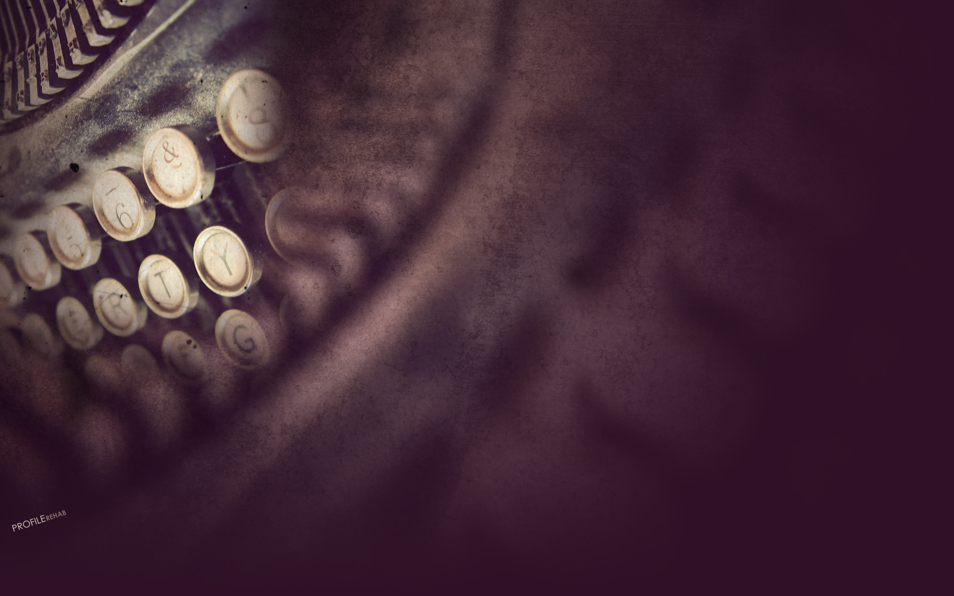 Vintage Typewriter Twitter Background Industrial Typewriter Theme for