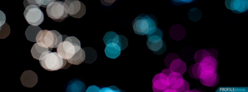 Blue and Black Lens Blur Facebook Cover Preview