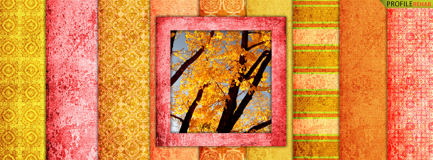Bright Fall Colors Facebook Cover - Images of Autumn Season - Pretty Autumn Scenes Pics