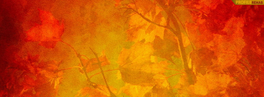 Red Fall Scenery Facebook Cover - Colors of Fall Images - Colors of Autumn Pictures