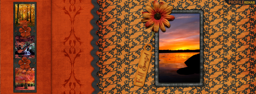Fall Sunset Facebook Cover - Fall Cover Photos for Facebook Timeline