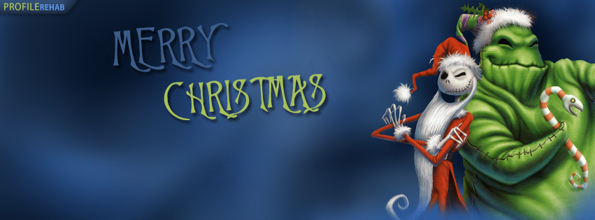 Nightmare Before Christmas Facebook Cover - Free Merry Christmas Pictures Facebook Preview