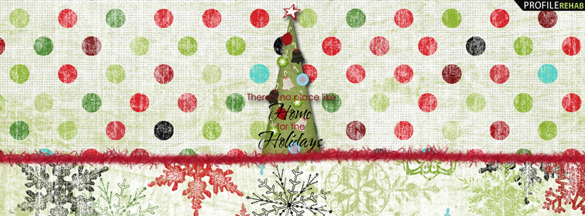 Christmas Quotes Pictures - Christmas Polkadot Facebook Cover for Timeline Preview