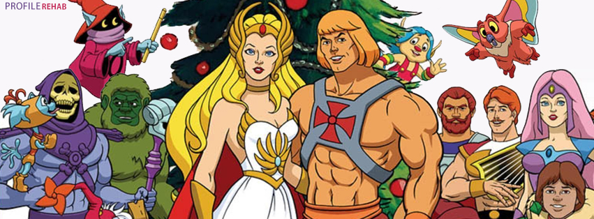 He-Man Christmas Facebook Timeline Cover Preview
