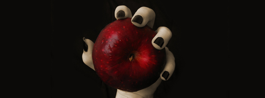 Evil Witch Snow White Apple Facebook Cover Preview