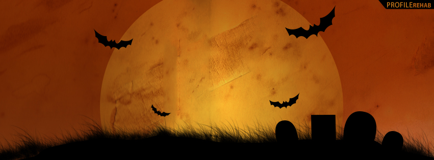 Halloween Cemetery Facebook Cover - Halloween Banner - Free Images of Halloween Preview