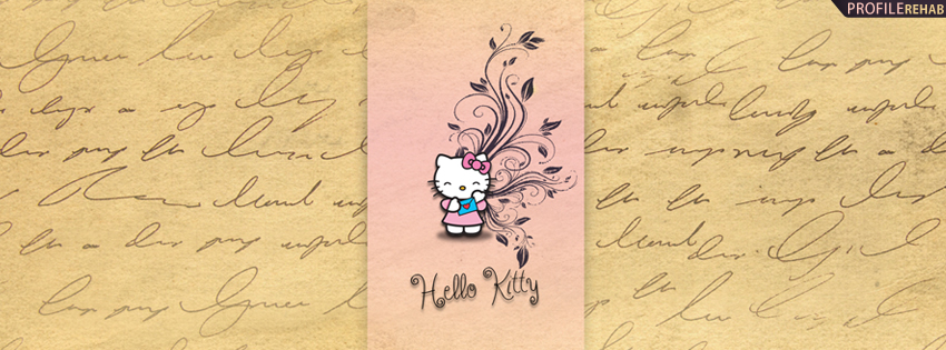 Free Vintage Hello Kitty Facebook Cover Preview