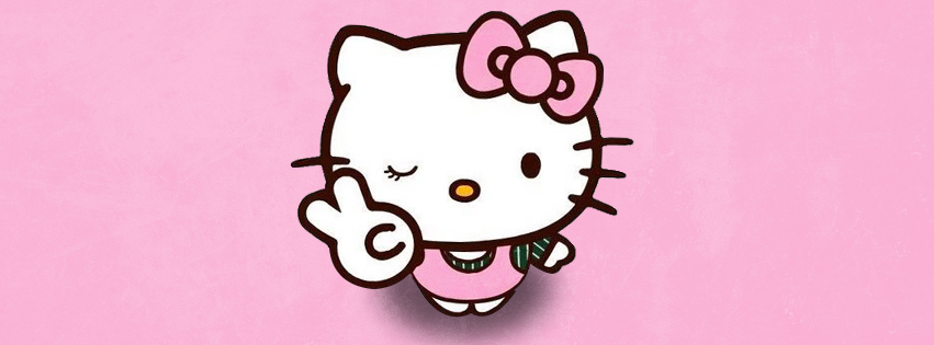Pink Hello Kitty Facebook Design
