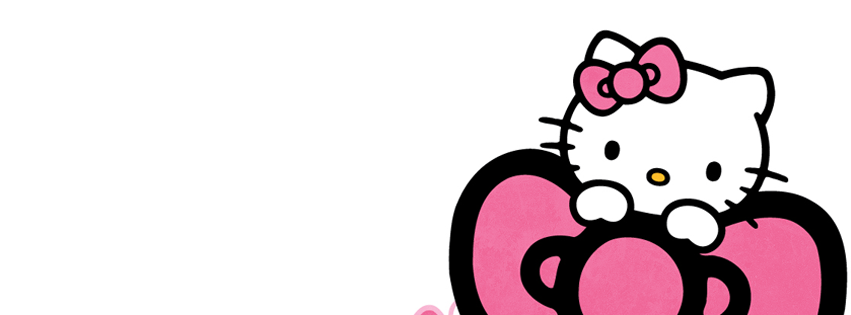 Pink Hello Kitty Timeline Design