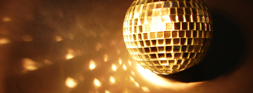 Cool Disco Ball Facebook Cover for Timeline