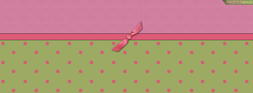 Pink & Green Polkadot Facebook Cover for Timeline Preview