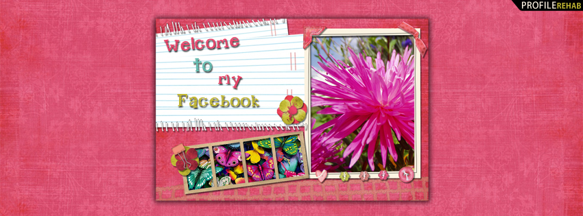 Welcome Quote Timeline Cover for Facebook