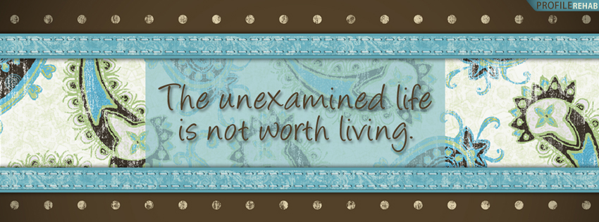 Life Quote Facebook Cover for Timeline