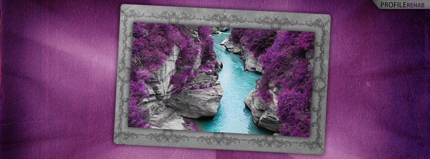 Purple Fairy Pools Island of Skye Facebook Cover