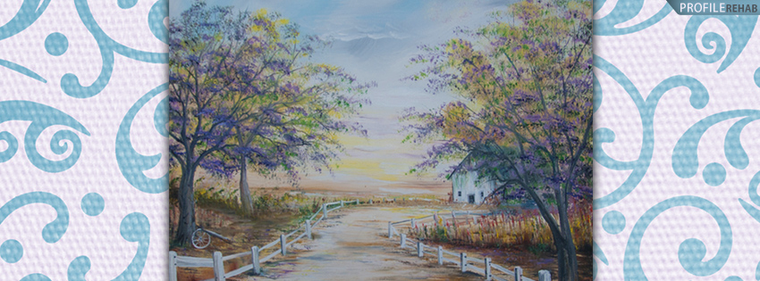 Beautiful Scenic Painting Facebook Cover Preview