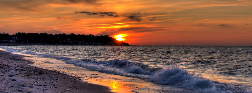 Scenic Sunset Facebook Cover