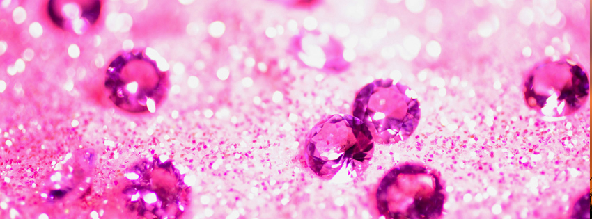 Pink Glitter Facebook Cover