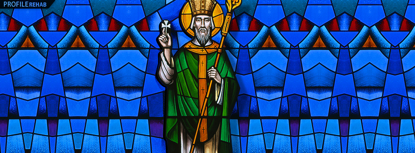 Images of St Patrick - Picture of St Patrick - Pictures of St Patrick Stained Glass Preview