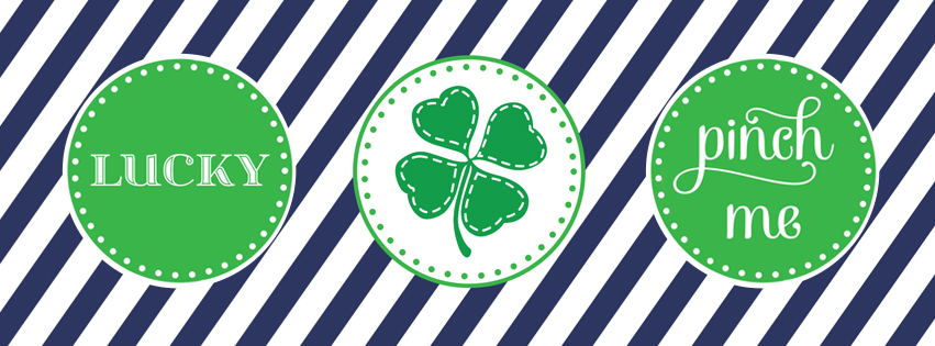 Four Leaf Clover Saint Patricks Day Facebook Covers - Shamrock Images Preview
