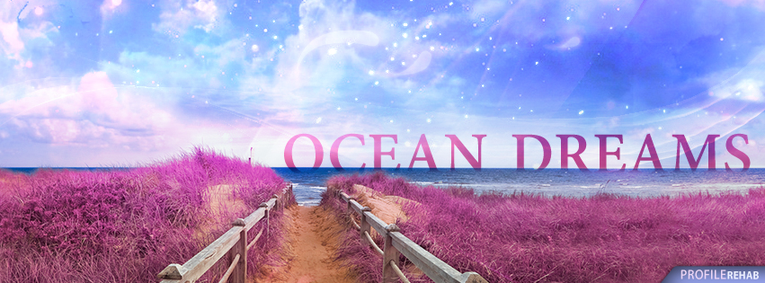 Beautiful Ocean Dreams Facebook Cover - Cool Ocean Facebook Banner  Preview