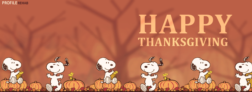 Snoopy Thanksgiving Cover Photo - Free