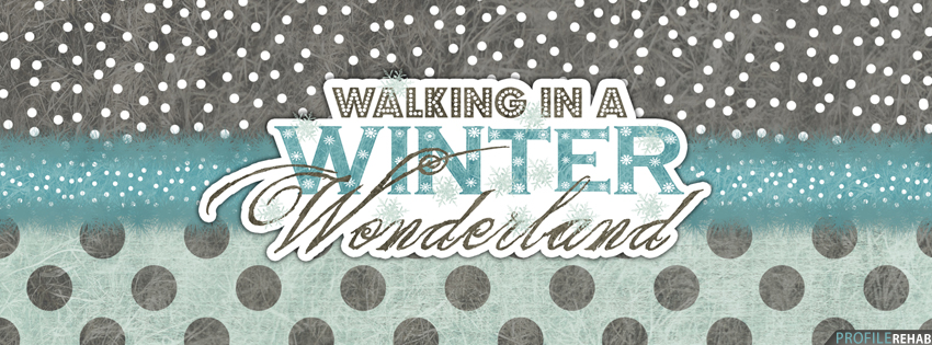 Walking in A Winter Wonderland Facebook Cover