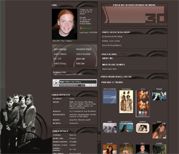 30 Seconds to Mars Myspace Layout - 30 Seconds to Mars Background