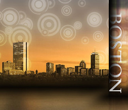 Boston Skyline Myspace Layout - Boston Skyline Theme
