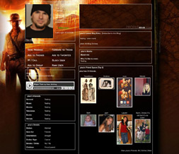 Indiana Jones Myspace Layout - Indiana Jones Background