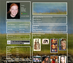 Ireland Grass Myspace Layout-Grass Wall Theme-Tall Grass Background