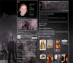 Linkin Park Myspace Layout - Linkin Park Background for Myspace
