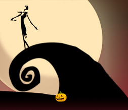 Nightmare Before Christmas Layout - Halloween Myspace Layout Preview