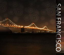 San Francisco Skyline Layout - CA Skyline Background - City Myspace Theme