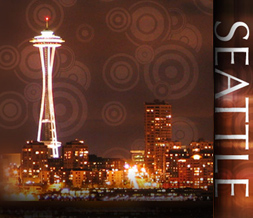 Seattle Skyline Myspace Layout - Seattle Skyline Background