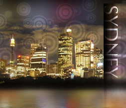 Sydney Skyline Myspace Layout- Australia Skyline Layout- City Theme