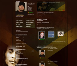 Bob Marley Myspace Layout - Bob Marley Design - Reggae Layout