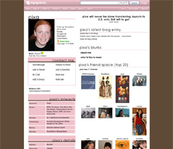 Pink & Brown Default Layout - Solid Brown & Pink Default Layout with White Tables