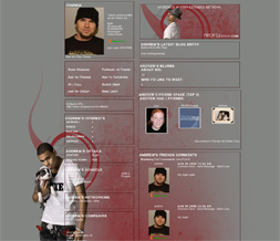 Chris Brown Myspace Layout- Chris Brown Theme - Chris Brown Background Preview