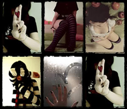 Emo Collage Myspace Layout - Emo Grunge Collage Theme for Myspace Preview