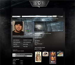 Eve Online Myspace Theme - Gamer Backgrounds - Gaming Layouts Preview