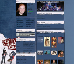 Forever the Sickest Kids Myspace Theme - Forever the Sickest Kids Layout