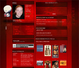 Red Love Layout - Red Quote Layout - Artistic Love Myspace Layout