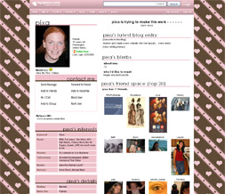 Pink & Brown Glitter Hearts Layout - Brown & Pink Glitter Hearts Myspace Layout