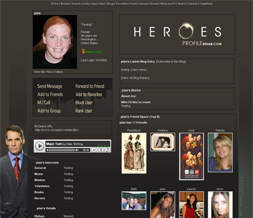 Heroes Myspace Layout-Nathan Petrelli Theme-Adrian Pasdar Background
