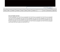 Solid White Hide Everything Layout - Plain White with Black Text No Scroll Layout Preview