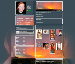 Lighthouse Layout for Myspace - Scenic Layout - Light House Background