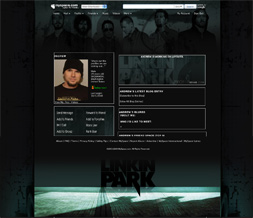 Linkin Park Myspace Background - Linkin Park Layout - Linkin Park Design