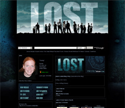 Lost Myspace Theme - TV Show Layouts - Lost Layout - Lost Background