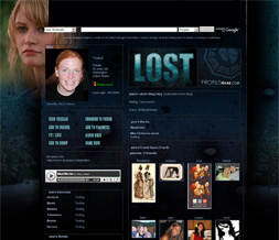 Lost Myspace Theme - Claire Layout - Emilie de Ravin Layout