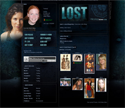 Lost Theme for Myspace - Kate Layout - Evangeline Lilly Layout